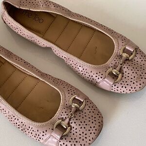 Me Too Blush Perforated Flats
